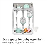 OXO Tot Space Saving Drying Rack – Upright, 9 Hooks, Removable Tray view 5
