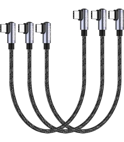 thumbnail image 2 of Anker USB C To USB C Right Angle Cable, 240W 90 Degree Type 2 of 13