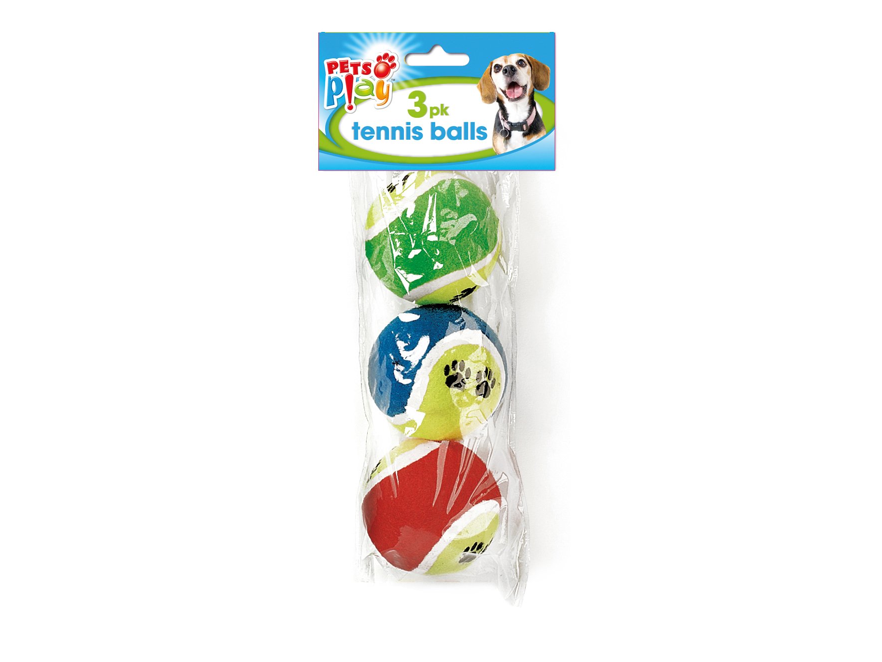 pets at play Tennis Balls 3Pk