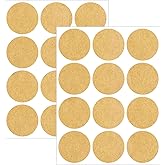 Yeachlaing 2" Round Large Colored Removable Stickers Labels - Kraft,Pack of 360