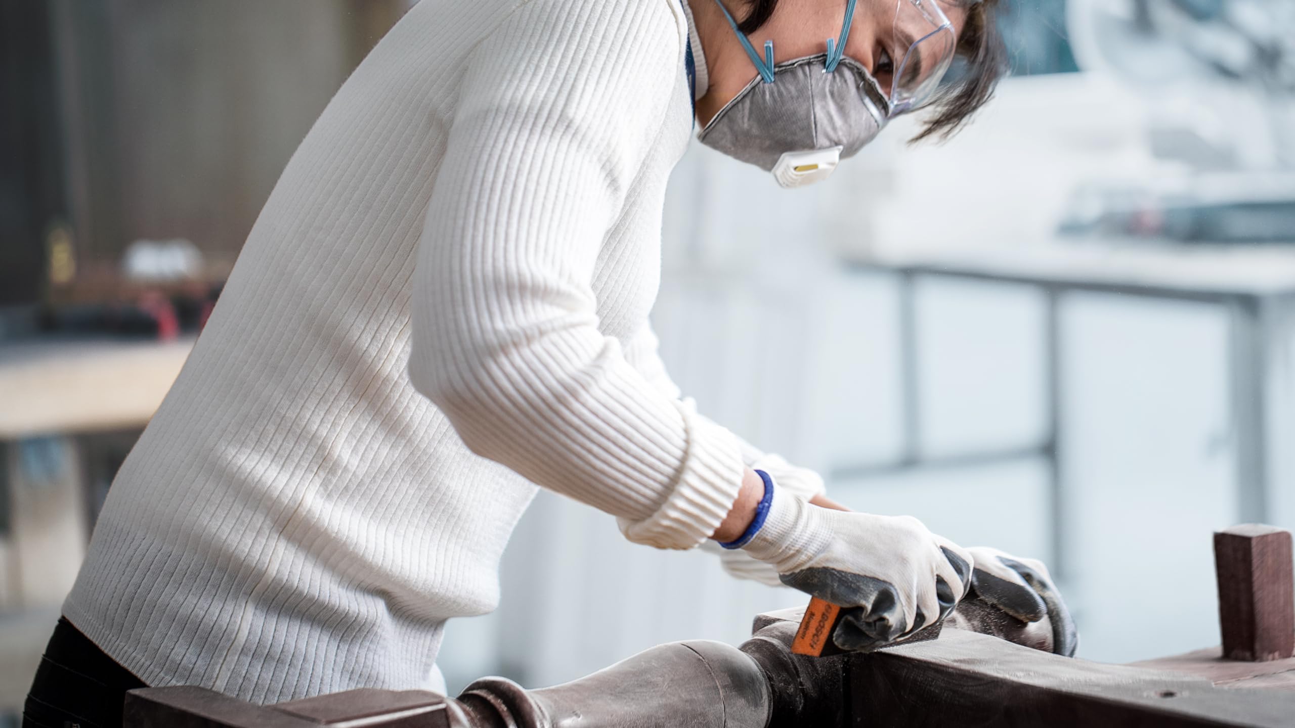 Bosch 3X EXPERT S471 Standard Schleifschwämme (für Farbe auf Holz, Weichholz, Ø 69 x 97 x 26 mm, Mittel/Fein/Superfein, Professional Zubehör Handschleifen) 5