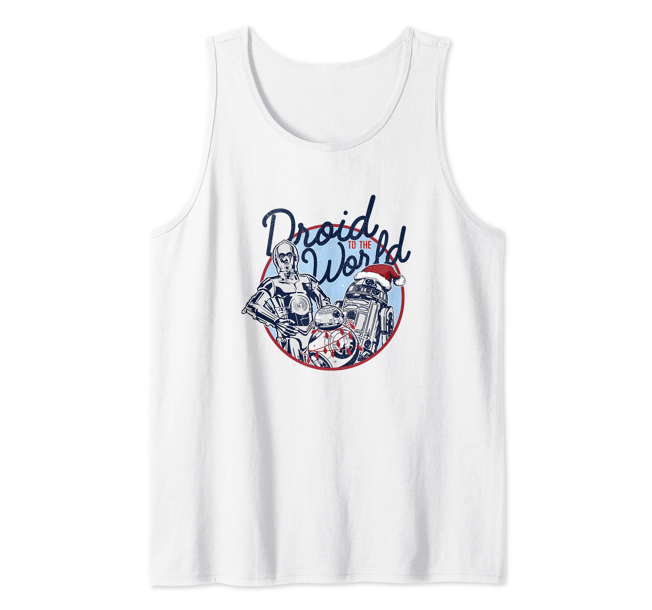Star Wars Droid To The World Christmas Spirit Tank Top