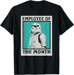 Star Wars Stormtrooper Employee of The Month Funny Tee T-Shirt