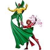 Marvel Legends Series Vision &amp; Scarlet Witch | Avengers: The Crossing Comics Collectible 6-Inch Action Figures