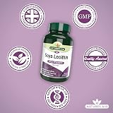 Natures Aid Soya Lecithin 1200 mg High Strength 90 Softgels Non-GMO view 4