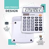 CATIGA 12 Digit Desktop Calculator Large LCD Dual Solar Power CD-2786 view 5
