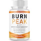 Burn Peak Capsules, Official Burnpeak Pink Salt Pills with All Natural Ingredients, Advanced BurnPeak Health and Wellness Supplement with Premium Vitamins for Active Lifestyle Support (60 Capsules)
