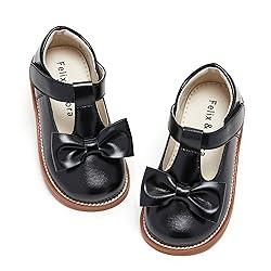 Felix & Flora Toddler Little Girl Black Mary Jane