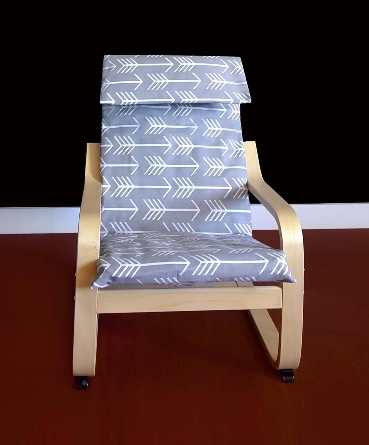 Amazon Com Ikea Kids Poang Slipcover Arrow Cool Grey Handmade