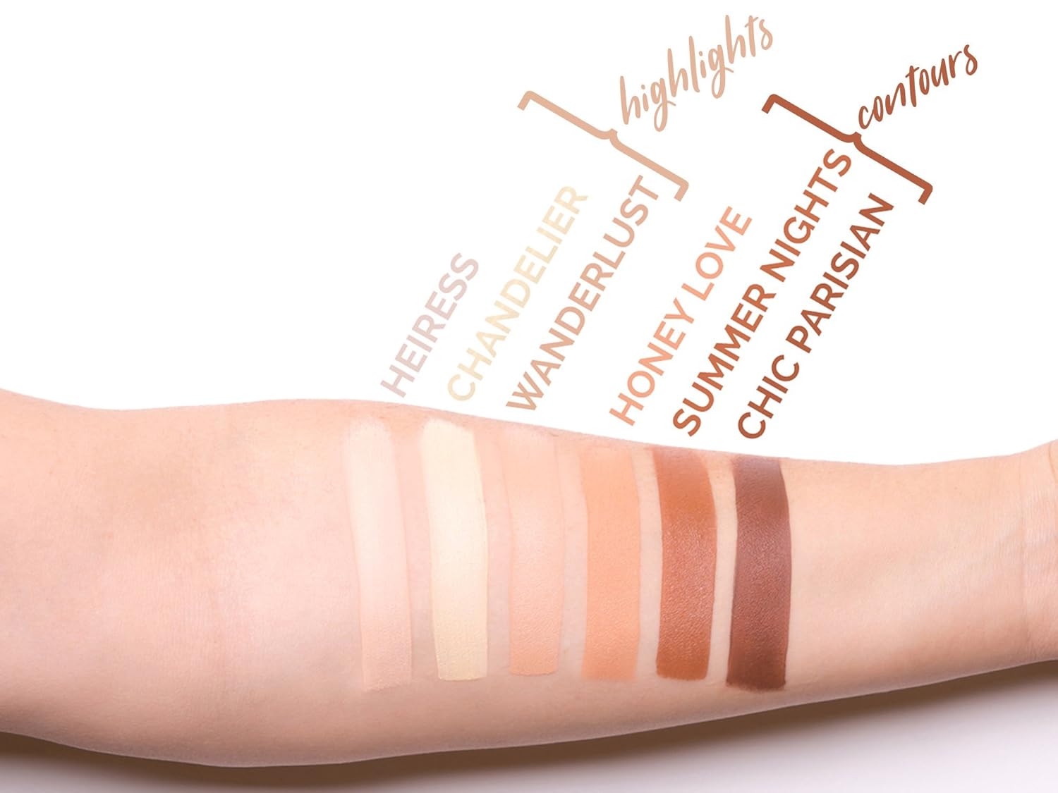 Aesthetica Cosmetics Cream Contour and Highlighting Makeup Kit - Contouring Foundation/Concealer Palette - Vegan, Cruelty Free & Hypoallergenic - Step-by-Step Instructions Included : Beauty