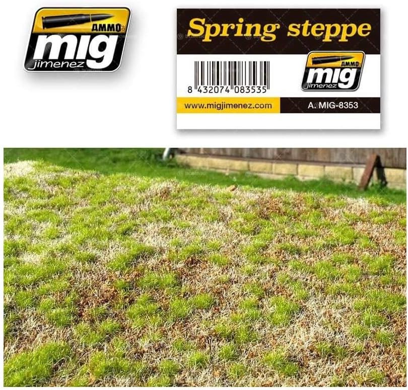 Mig JimenezSpring Steppe Realistic Ground with Vegetation # 8353
