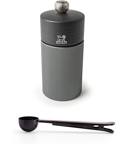 Amazon.com: Peugeot Line Manual Salt & Pepper Mill Gift Set Carbon