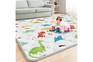 Palopalo Baby Play Mat for Floor, 71x59 inch Large Play Mat for Playpen, Soft Padding Playmats for Babies, Toddlers and Infan
