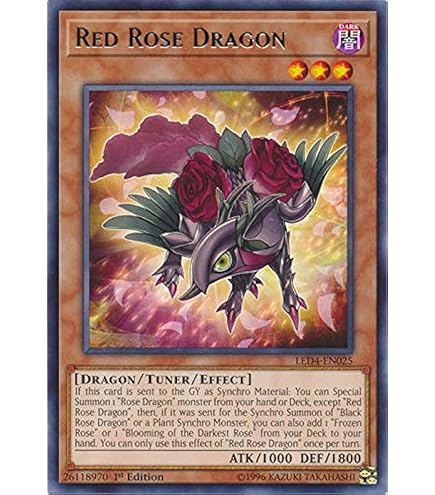 Amazon.com: Yu-Gi-Oh! - White Rose Dragon - SAST-ENSE4