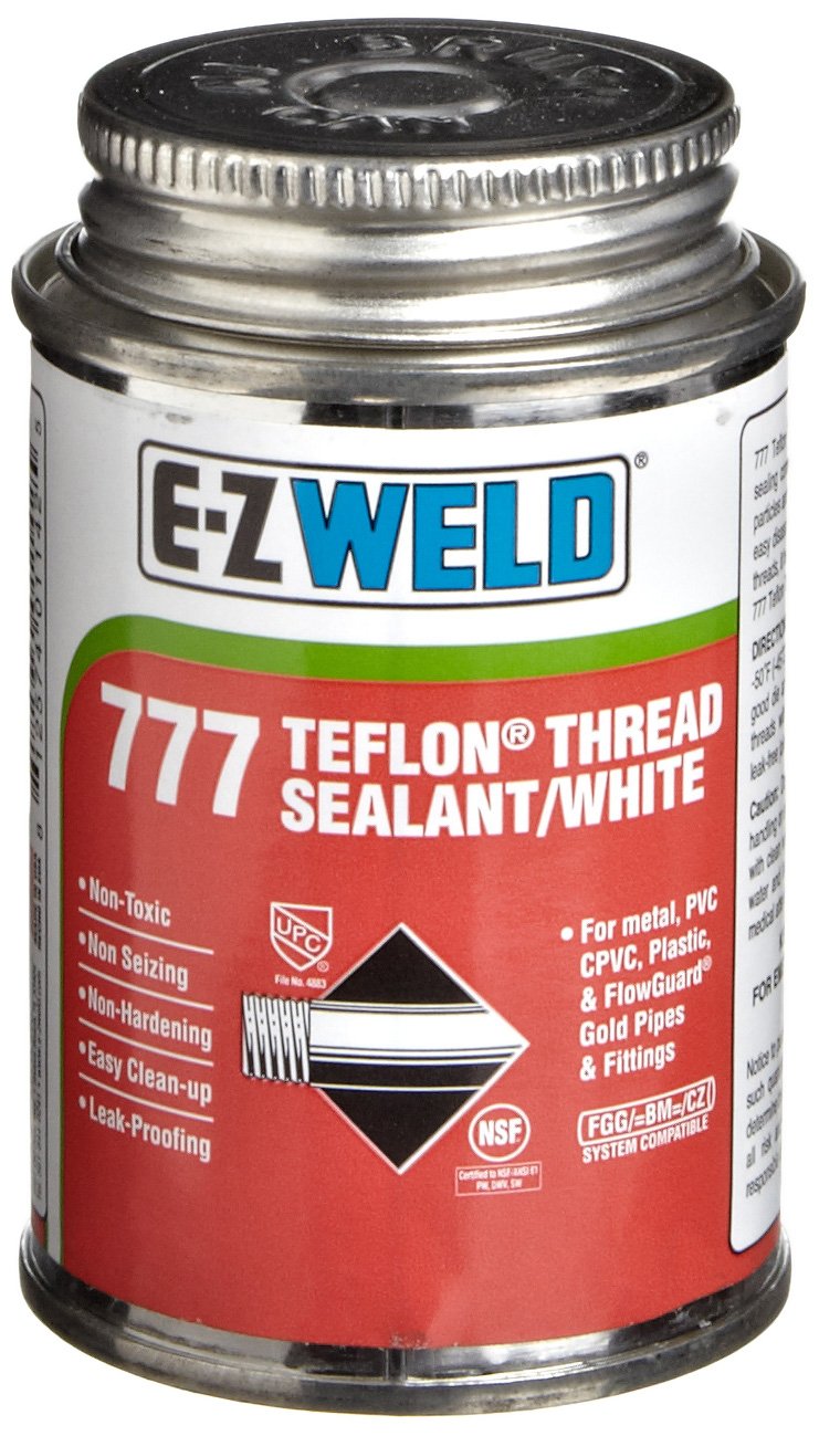EZ Weld 77701 Thread Seal with PTFE Pipe Thread Sealant, 4