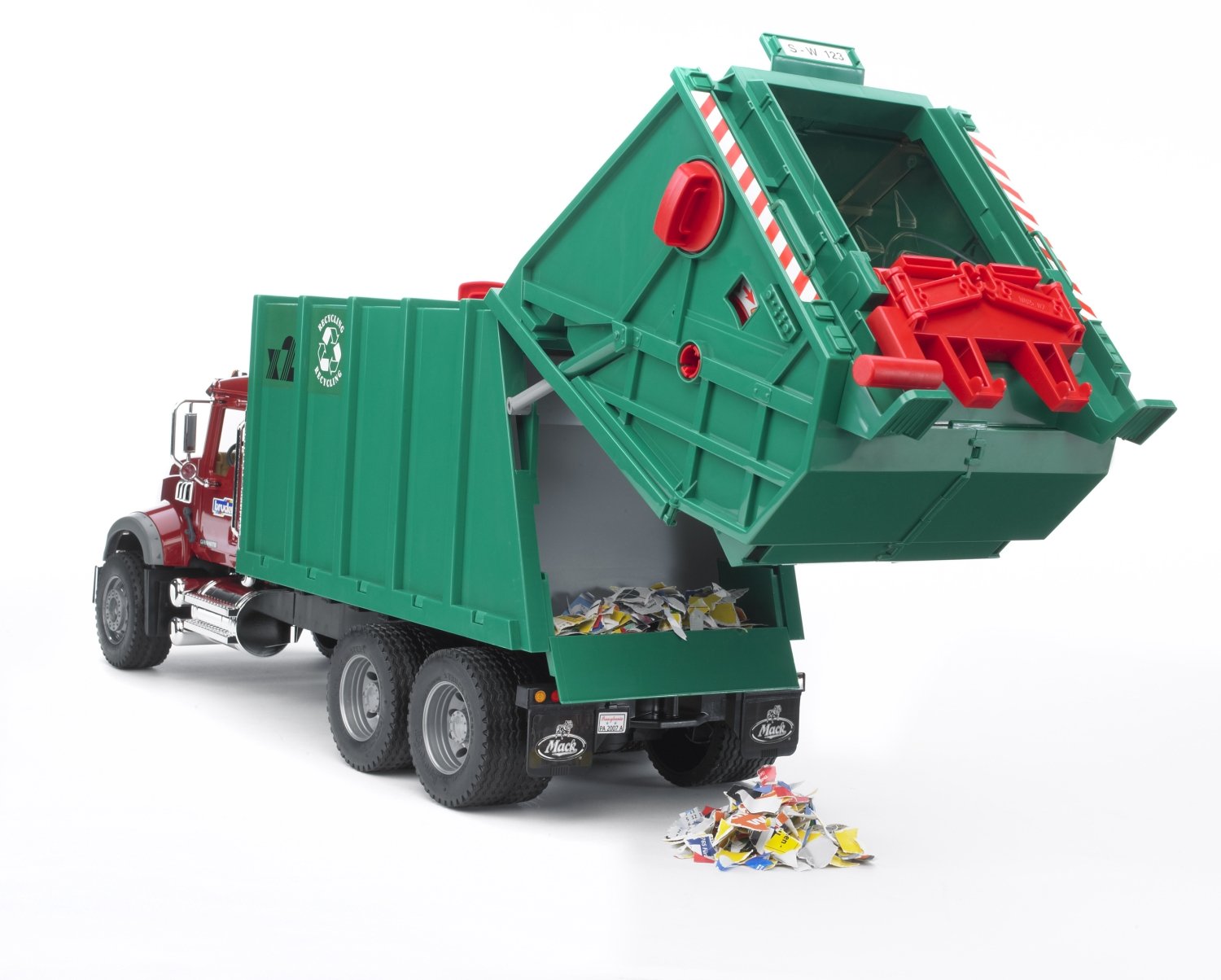 What is the size of a typical garbage truck?