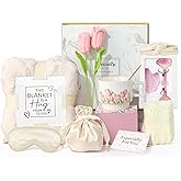 Gift Baskets for Women, Birthday Gifts for Women, Get Well Soon Self Care Package Box, Sending Hug Baskets Thank You Thinking of You Inspirational Gift for Her Mom Grandma Sister Best Friend Coworker
