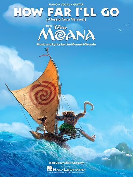 Amazon Com How Far I Ll Go Alessia Cara Version From Disney S Moana Sheet Music Singe Musical Instruments