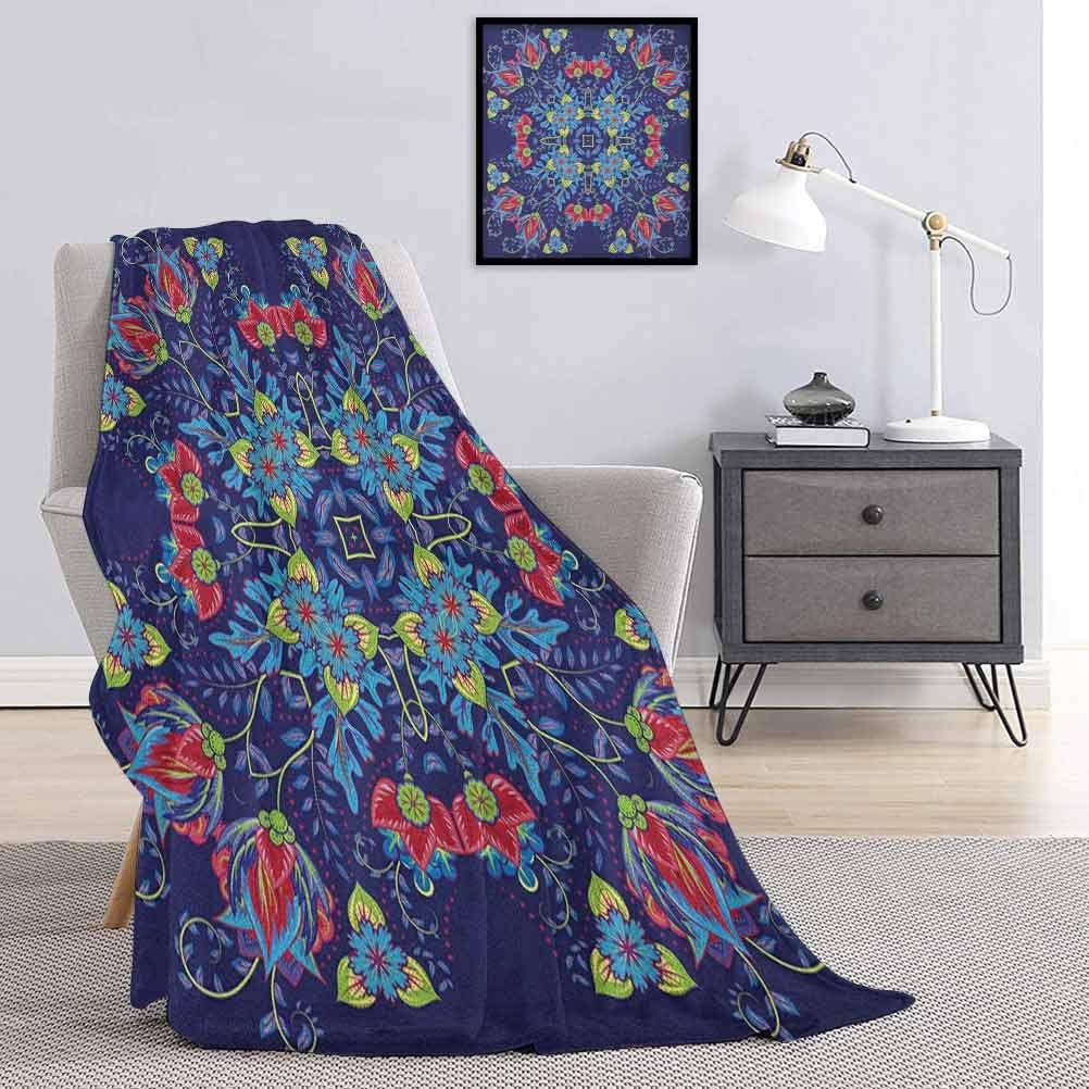 Toopeek Batik Luxury Special Grade Blanket Bohemian Malaysian Floral