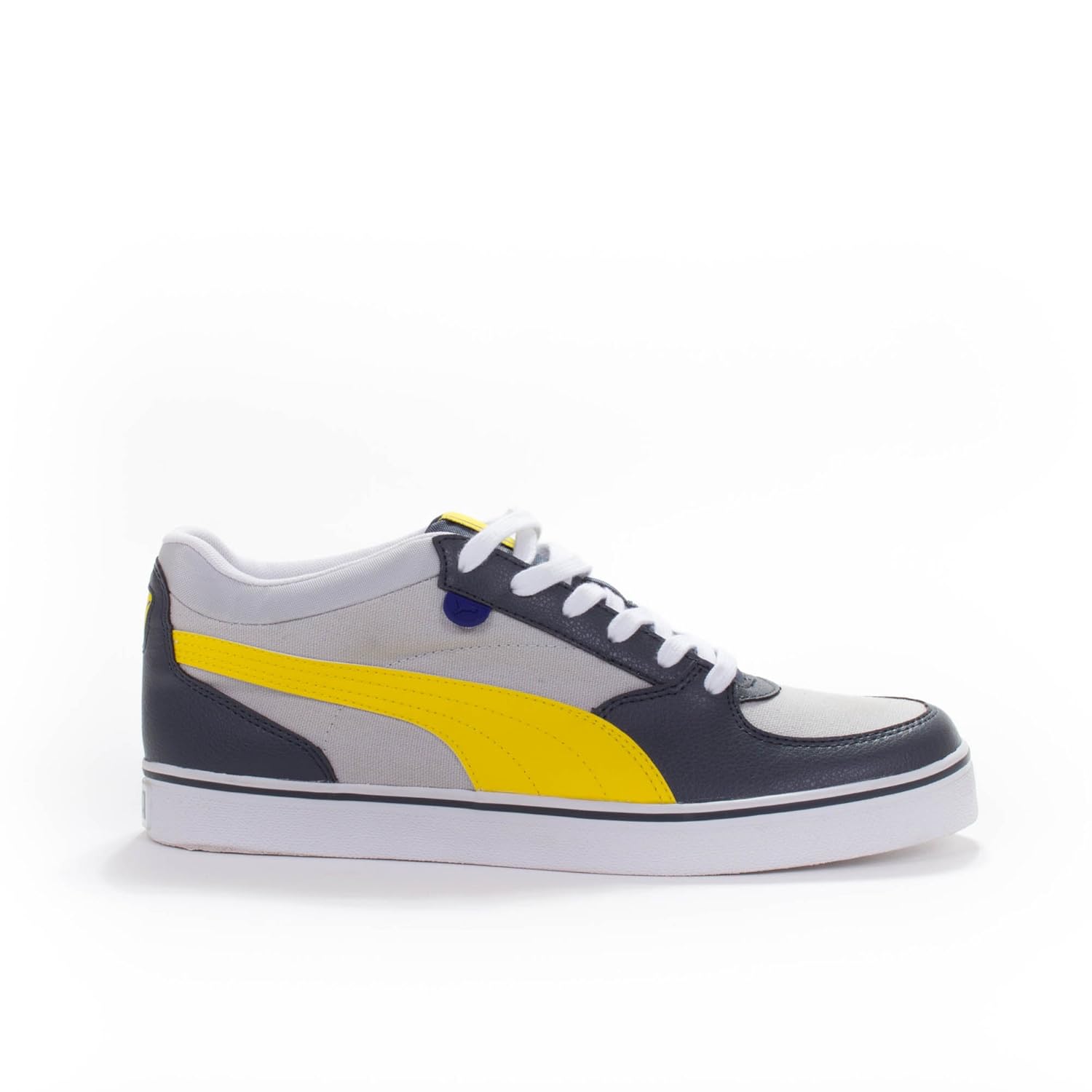 Puma Skate Vulc 356203 Trainers Canvas Mens GreyYellow Gray Size