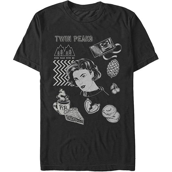 Amazon.com: Twin Peaks Population Mens Graphic T Shirt