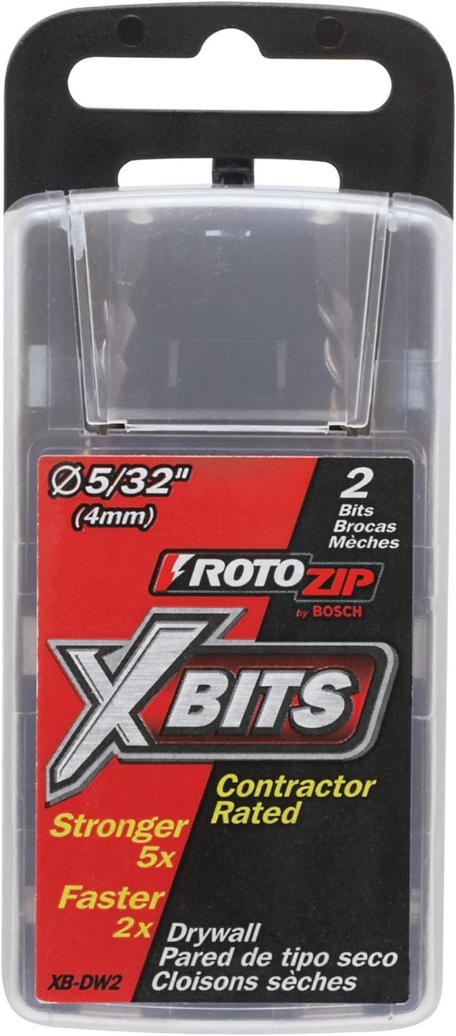 Rotozip XB-DW2 5/32-Inch Drywall X Bit, 2-Pack - Screwdriver Bits - 