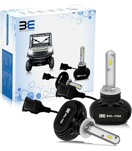 Dechiramo LED Fog Light Bulbs 2-Pack - Compatible With Polaris Ranger, Sportsman, Arctic Cat (881/886 Series, 6500K White)