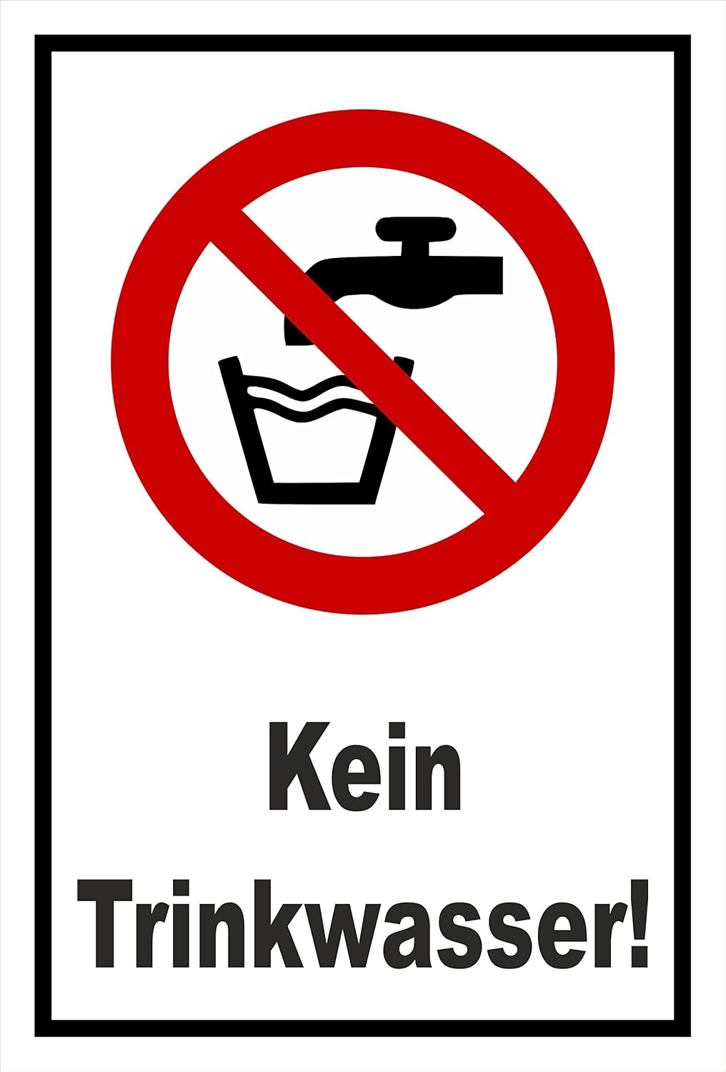 Melis-Folienwerkstatt Schild 'Essen Trinken Verboten' | 45x30 Cm, 3 Mm Aluverbund | Nach DIN EN ISO 7010 | Made In Germany