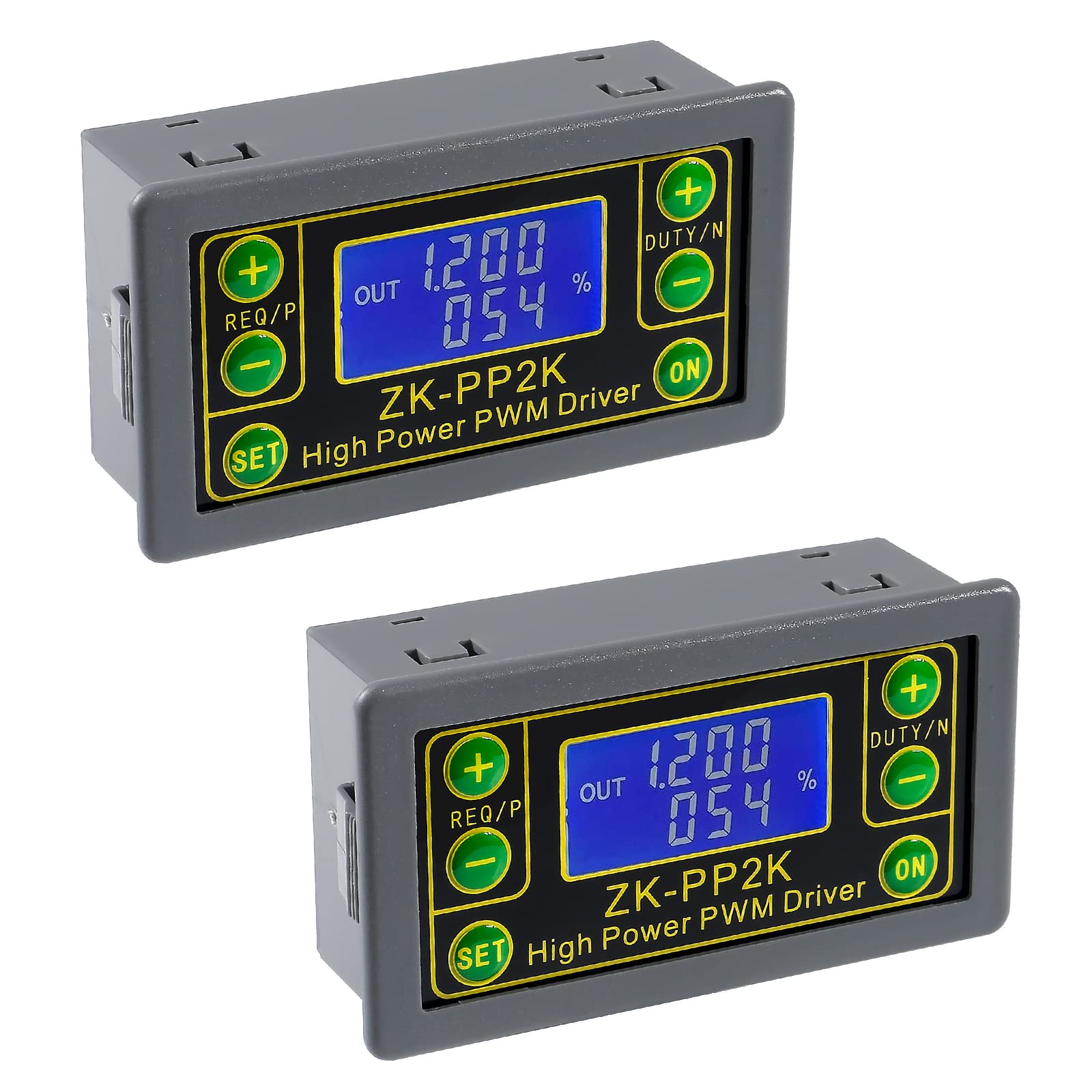 Photo 1 of ***1 ONLY***
2pcs PWM Pulse Signal Generator ZK-PP2K, Function Signal Generator, Cycle Delay Drive Module 3.3-30V 8A Dual Mode High Power PWM Dimming Motor Speed Controller, LCD Pulse Frequency Generator