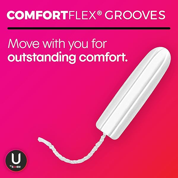 U BY KOTEX CLICK COMPACT MULTIPACK TAMPONS, REGULAR/SUPER/SUPER PLUS ABSORBENCY, UNSCENTED, 30 COUNT