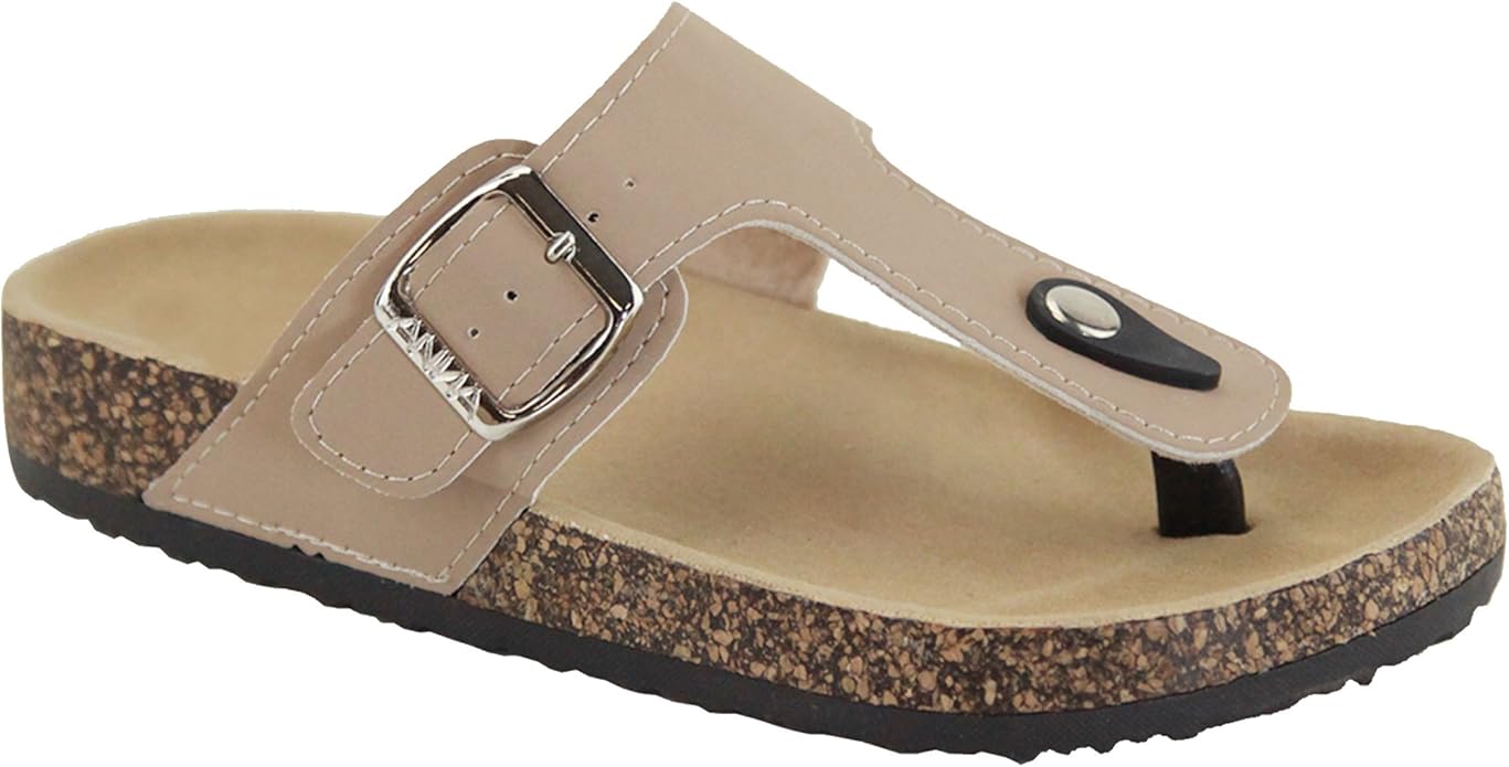 ladies cork sole sandals