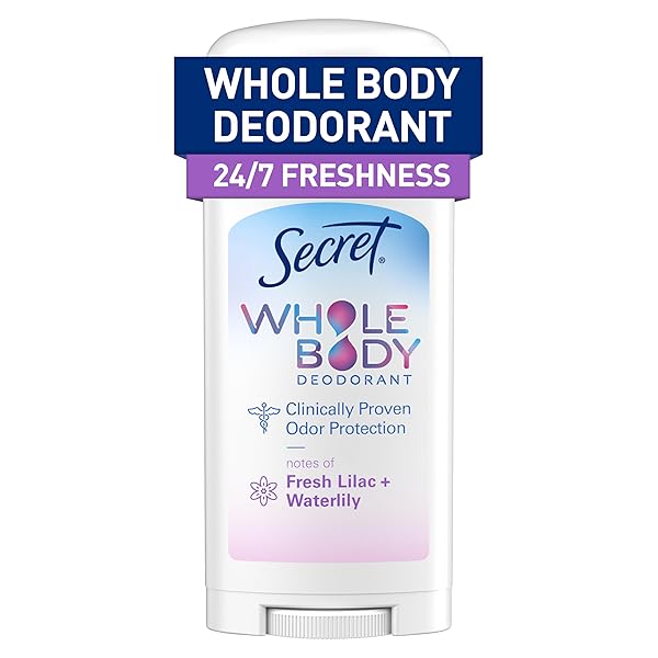 SECRET WHOLE BODY DEODORANT STICK FOR WOMEN, LILAC...