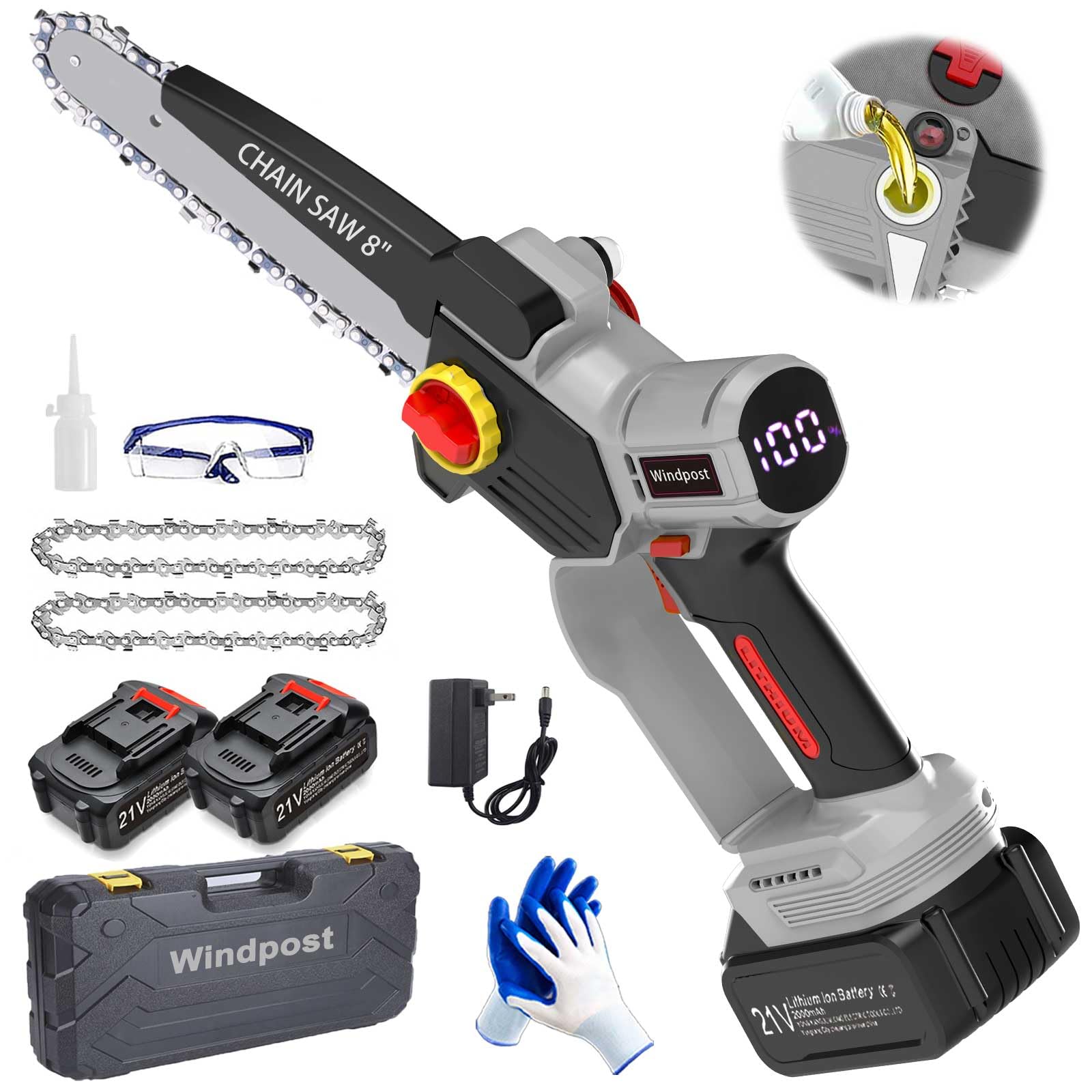 Mua Mini Chainsaw 8 Inch, Cordless Mini Chainsaw, Portable 21V Cordless ...