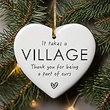 It Takes A Village Ornament Thank You for Being a