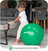 BABYGO Sensory Exercise Ball Peanut Ball for Kids Autism Therapy Green view 5