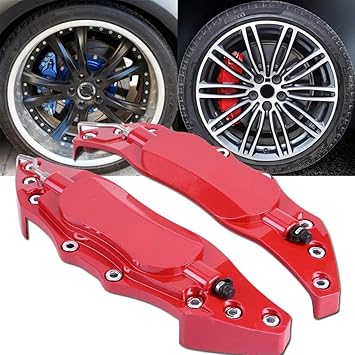Qiilu 2pcs Caliper Covers Rear Brake Caliper Cover Guard Protector Cover Universal For Wheel Hub 16in 17in Medium Calipers Amazon Canada