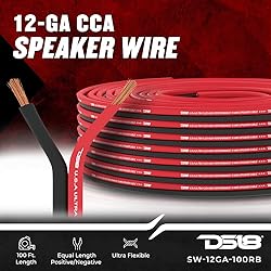 DS18 SW-12GA-100RB 12-GA Ultra Flex Speaker Wire