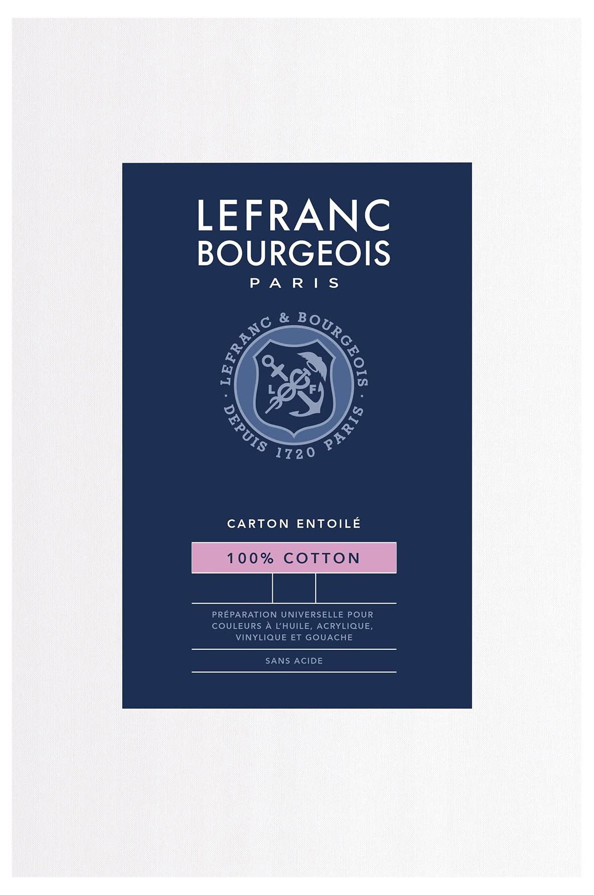 Lefranc and Bourgeois painting board, cotton, white, Cotton, White, 30 x 40 x 0,6 cm