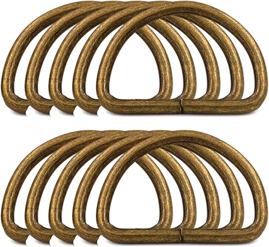 Amazon Co Jp Bikicoco 38 Mm Dカン 手作り D環 Dリング ｄ管 金具 手芸用品 金属 子供 幼稚園 保育園 上履き ナスカン 肩掛け 首輪 バッグ カバン ポシェット 財布 手作り ブロンズ 10個 シューズ バッグ