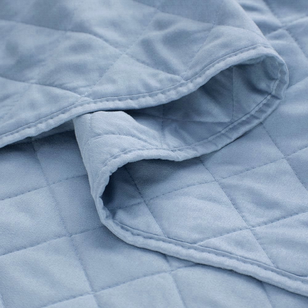 Quilt Set Solid Grayish Blue King Size(106\