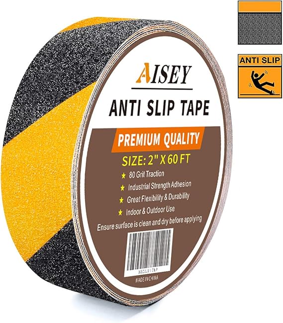 Anti Slip Safety Grip Tape for Stairs 2 Inch X 60 Foot Non Slip Tape