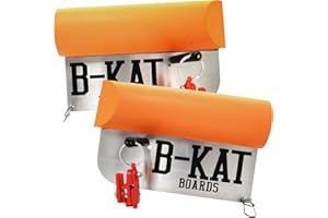 B-Kat Boards Multi-Species Planer Boards, for Walleye Striper Trout Catfish Skipjack, for Trolling, Dragging, Set of 2 Boards, Made in The USA