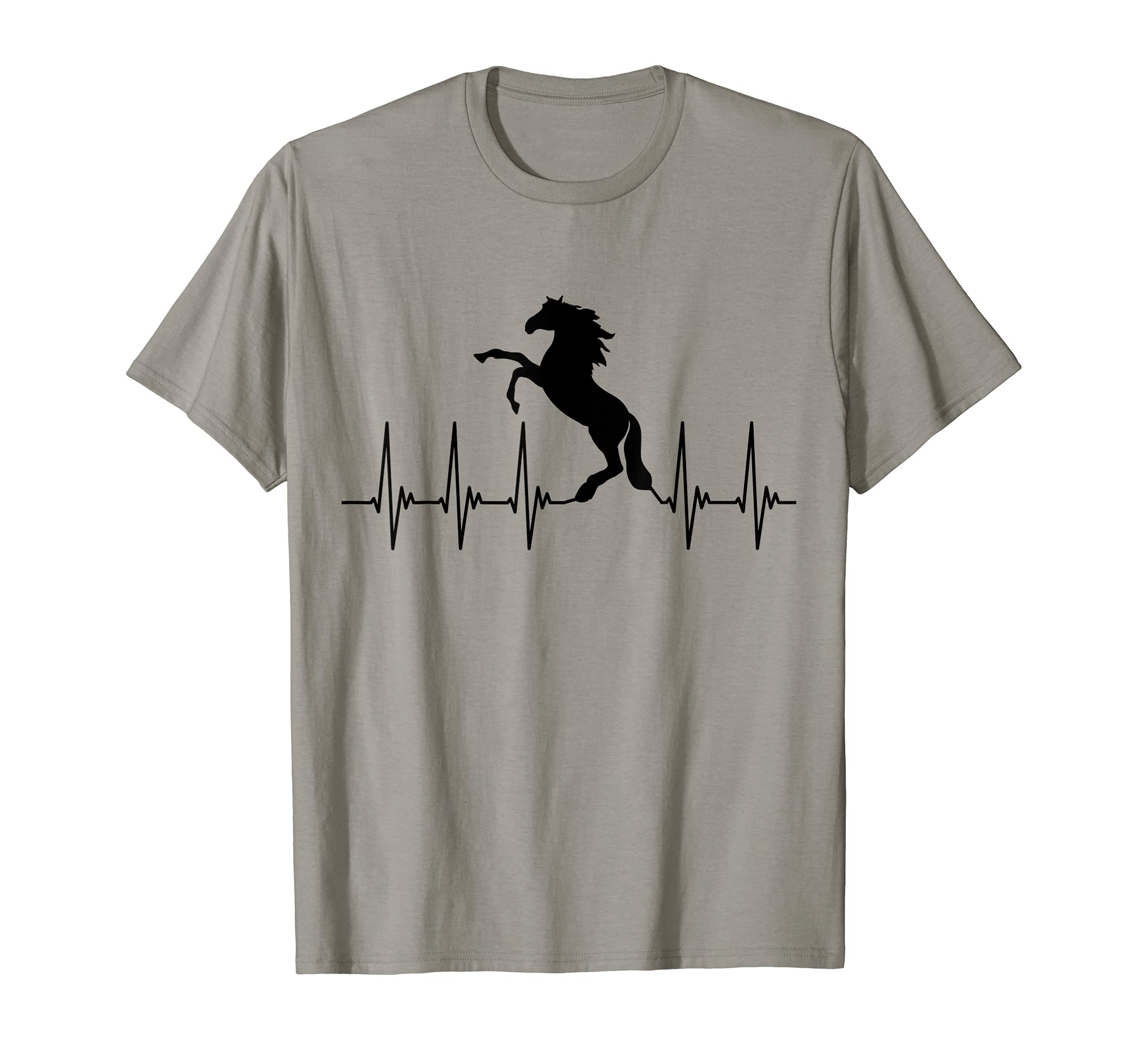 Horse, EKG, horse, animals, heartbeat, pulse horse rider T-Shirt