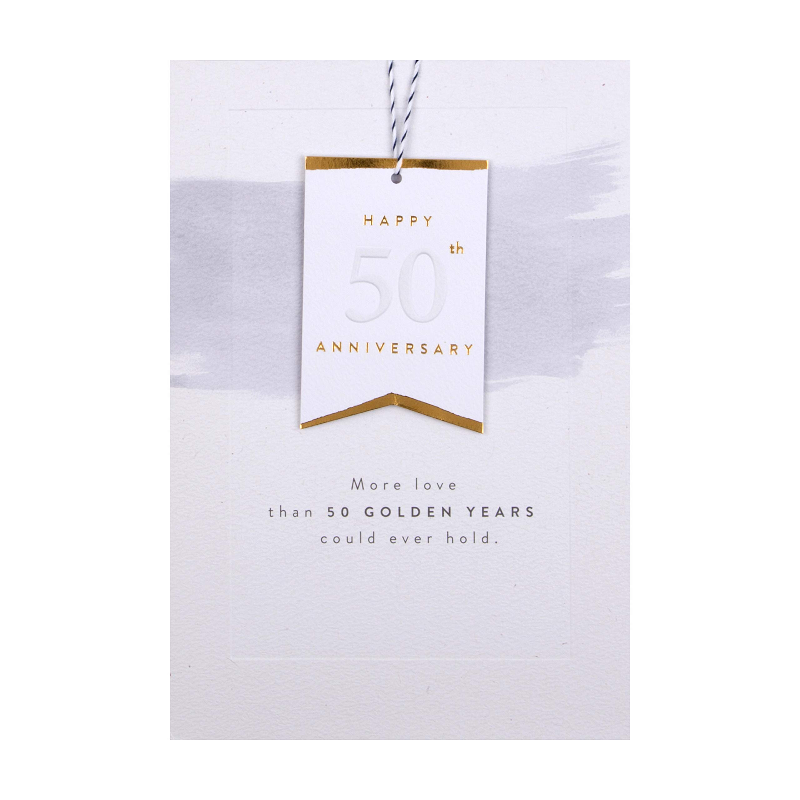 50TH Wedding Anniversary from Hallmark - 3D Tag Design