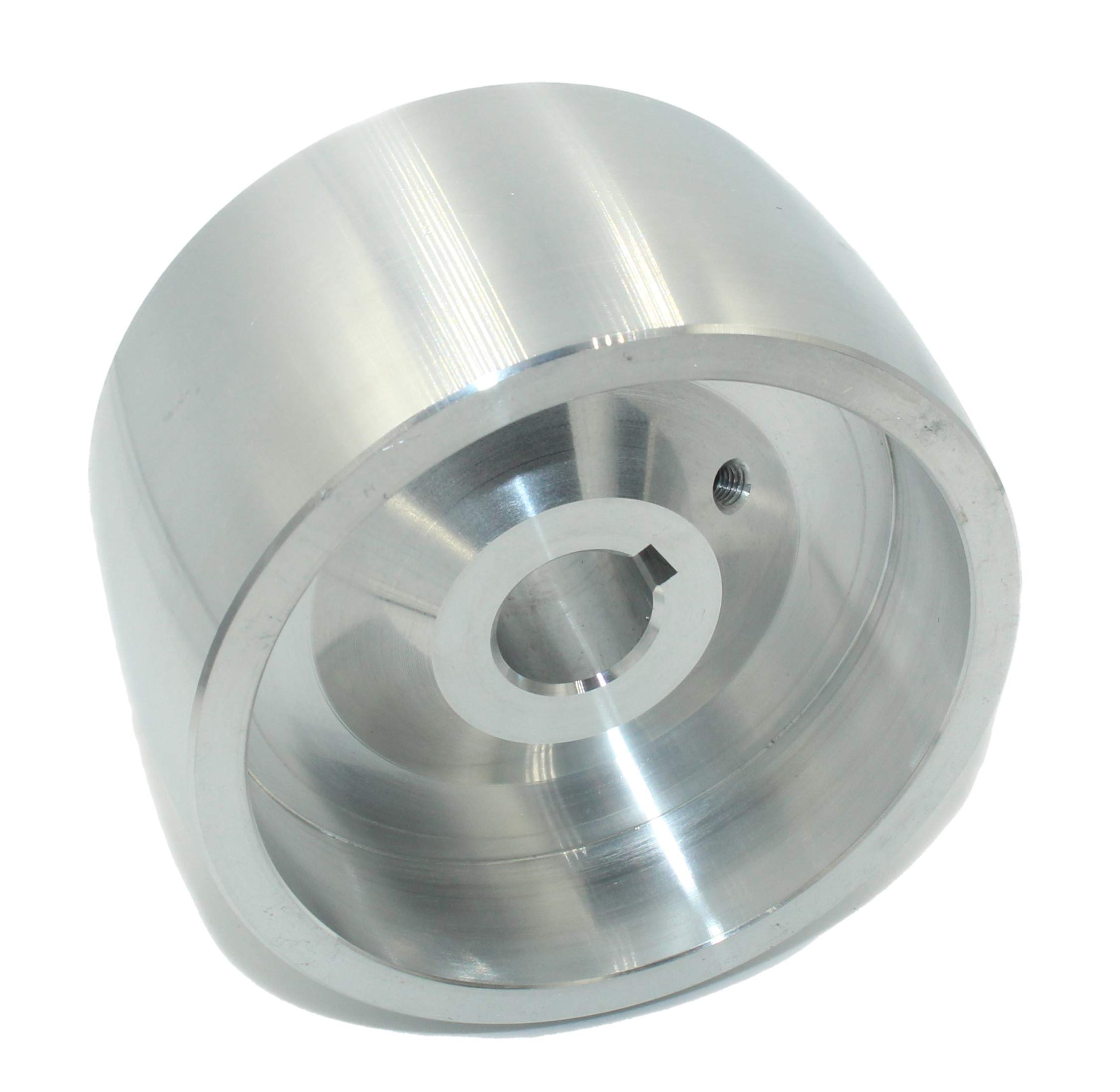 Belt Grinder Drive Wheel CNC Machined Belt Grinder Drive Wheel for Knife Grinders 100 mm Diameter - 55 mm Wide with 19 mm Bore -Made in EU- (Drive Wheel-100-19)