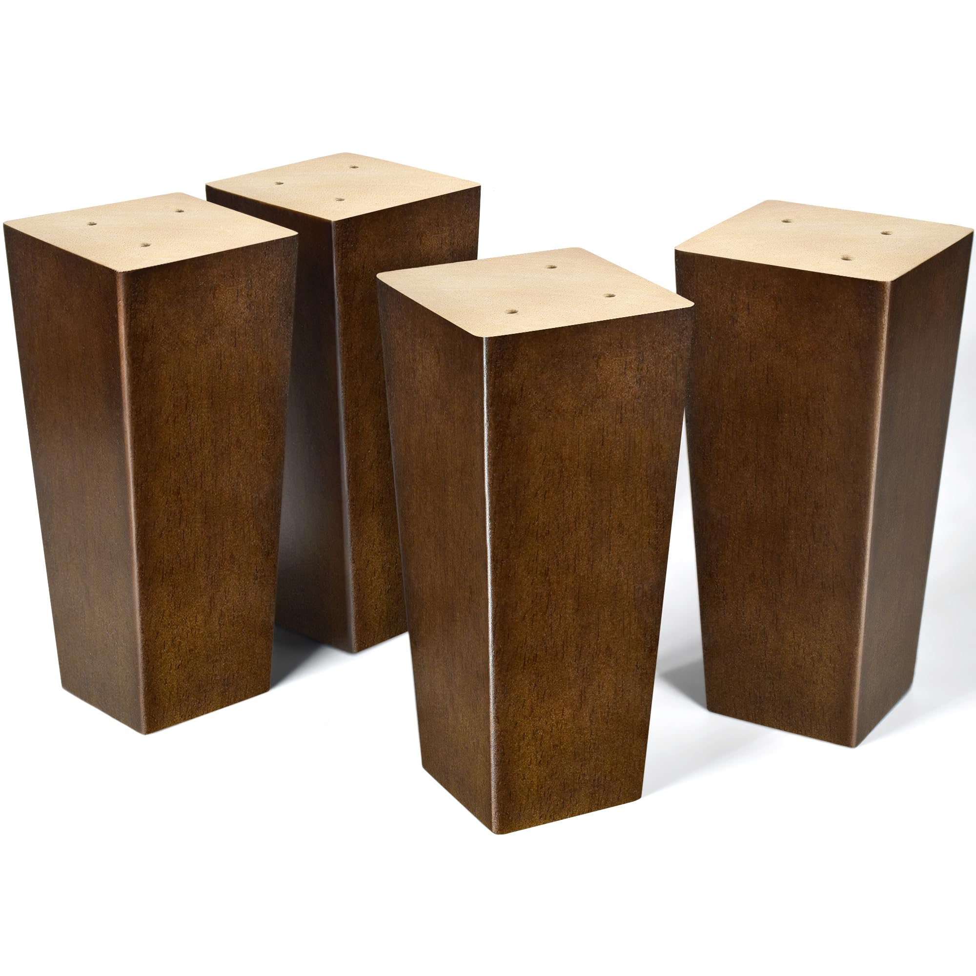 Photo 1 of AORYVIC Wood Furniture Legs 6 inch Sofa Legs Square Couch Legs Universally Applicable Replacement Legs for Ottoman, Dresser, Easy to Install, Normal Size for U.S.Made and Other Furniture