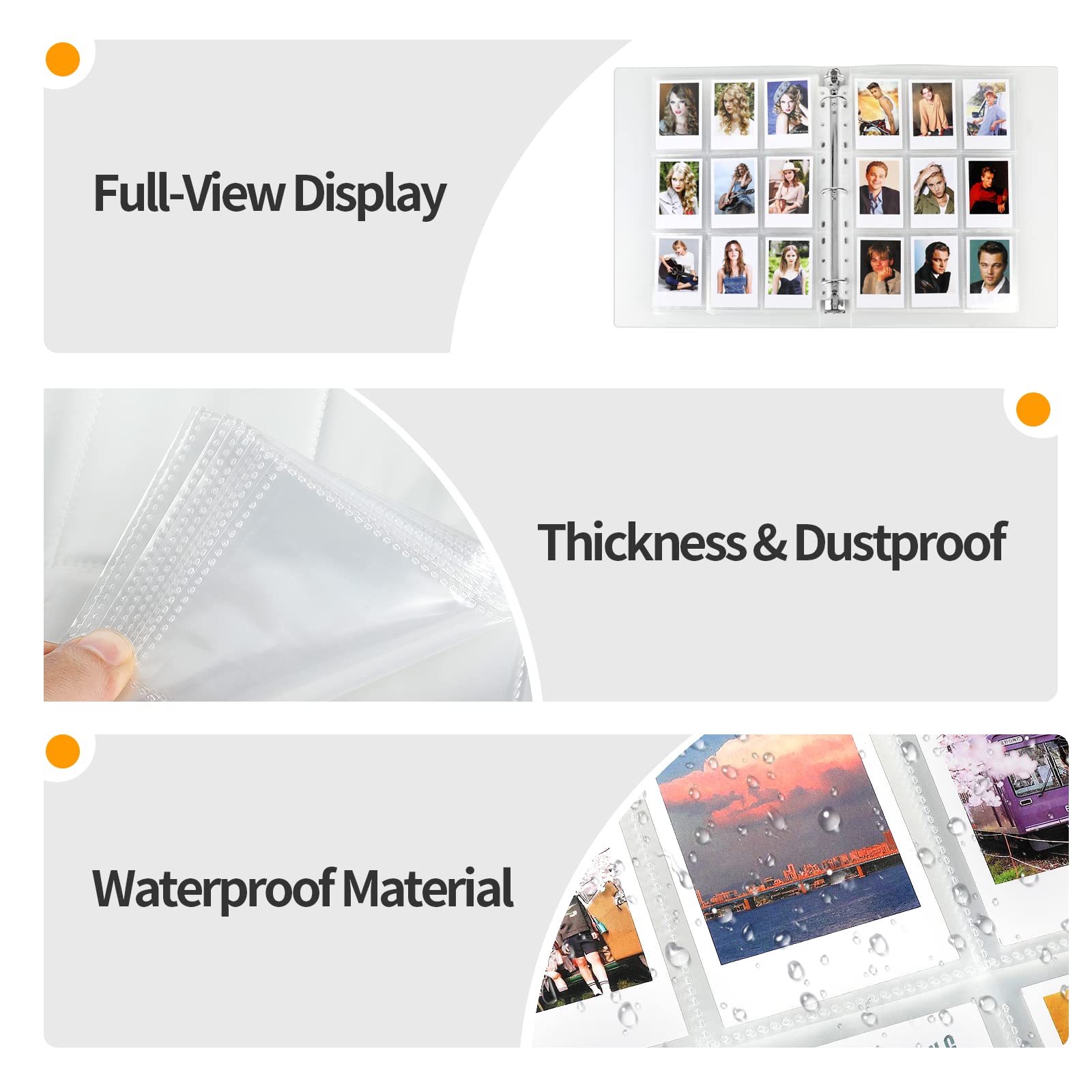 Mua A4 Photo Card Binder with 540 Pockets Sleeves, RIO Direct 2x3 ...