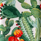 HZDHCLH Chair Covers Slipcovers 6 PCS Stretch Removable Washable Cactus Design view 8
