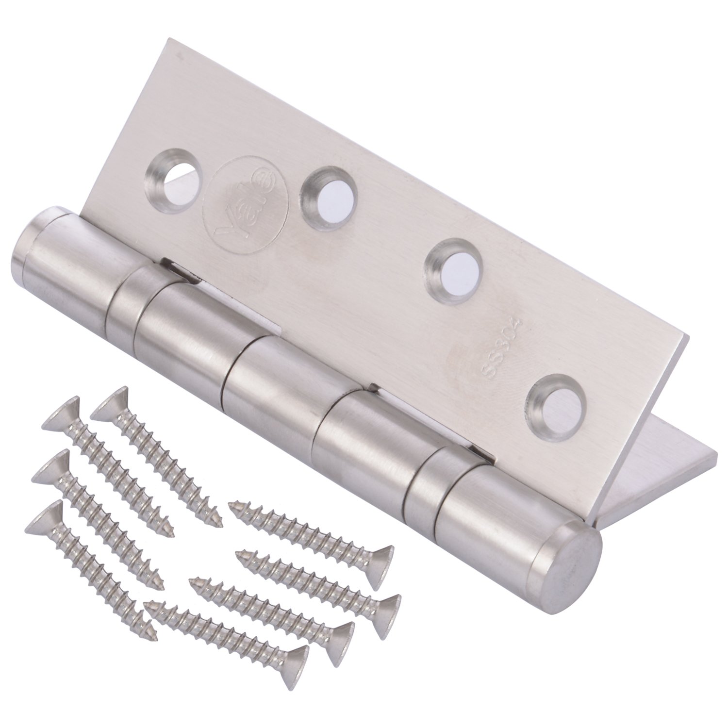 Yale Steel SS 2 Ball Bearing Hinges 4 Inch Assa Abloy (Silver) Amazon