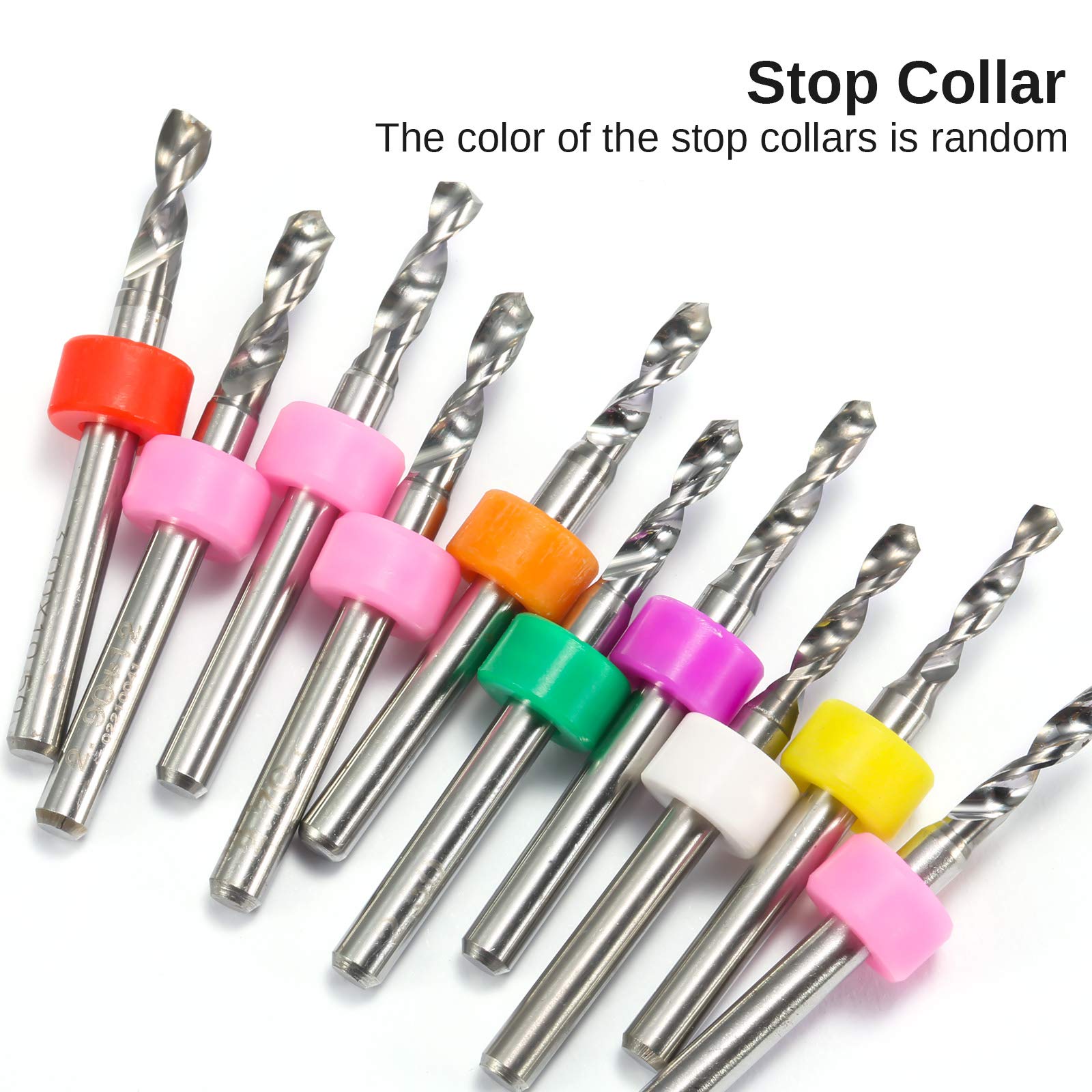 30pcs PCB Drill Bits Set, 0.1mm-3.0mm, 1/8